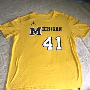 Michigan basketball Jordan t shirt